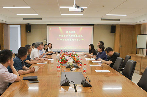 中国矿业大学党委书记刘波一行到上海极速电竞集团走访交流(图1)